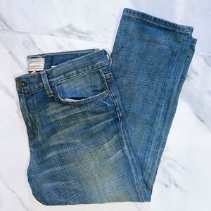 NWOT Current/Elliott The Boyfriend Jeans in faded medium-wash denim, Size 27